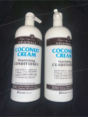 Renpure originals Coconut Cream Nourishing Conditioner - White 32 fl oz x2